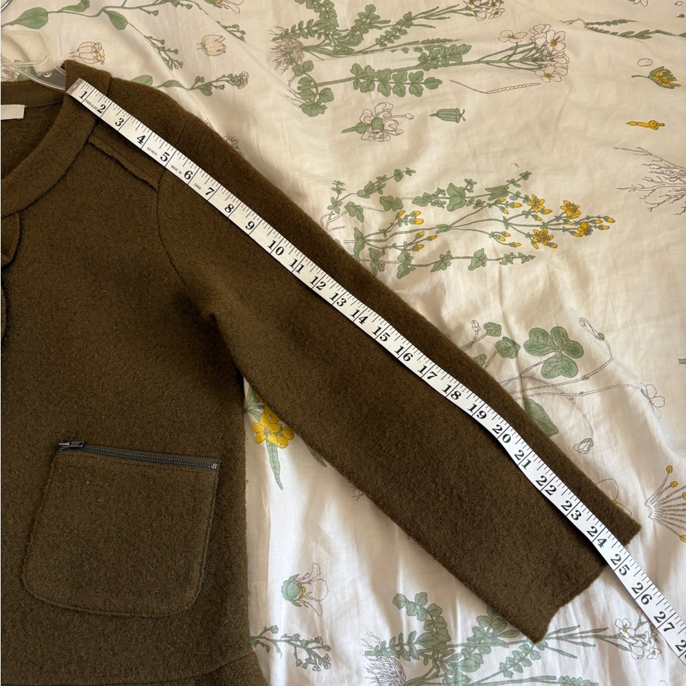 LOFT 100% Wool Ruffle Sweater - Picture 6 of 8